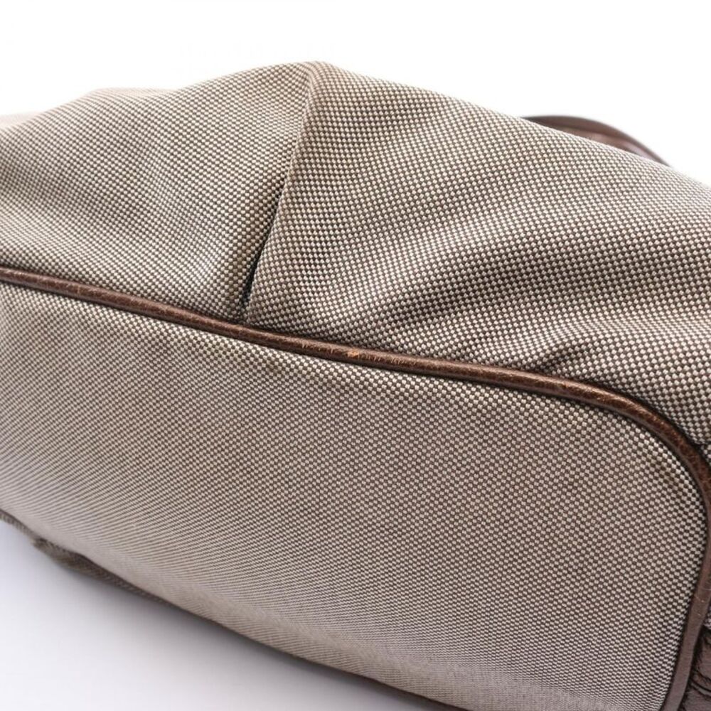 CELINE Carriage Canvas Leather Tote Bag - Picture 6 of 10